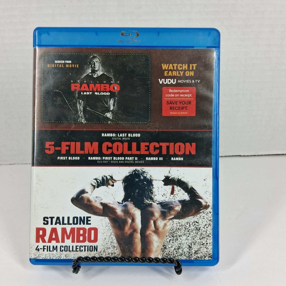 Rambo 4-Film Collection Blu-ray First Blood Part II III Stallone‎ Lionsgate